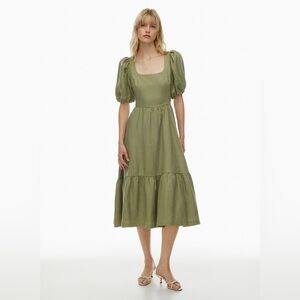 Aritzia Wilfred Ascot Linen Dress